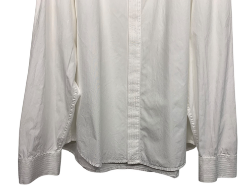 A/X Armani Exchange Men's size XL White Tuxedo Shirt Hidden Button Long Sleeve - Picture 8 of 10