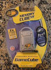 MadCatz GameCube Memory Cube 59 Memory Card 59 Blocks w/ Carrying Case   Sealed