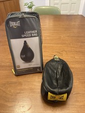 Everlast Leather Speed Bag Boxing Training Pu...