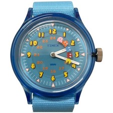Timex Pac-Man Collaboration Watch Quartz 20mm Blue TW2V94000 Limited Edition