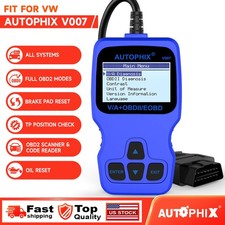 Autophix Car Full Systems Scanner Auto Diagnostic Tool Code Reader Fit For Vw