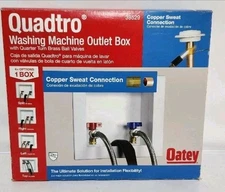 Oatey Washing Machine Outlet Box Copper 1/2" 38529