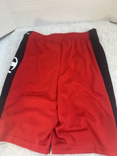 NEW Champion Authentic Athleticwear Boys Jersey Shorts Red Size 14/16 - Picture 5 of 7