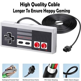 2 Pcs Wired Controller For NES-004 Original Nintendo NES Vintage Console Gamepad