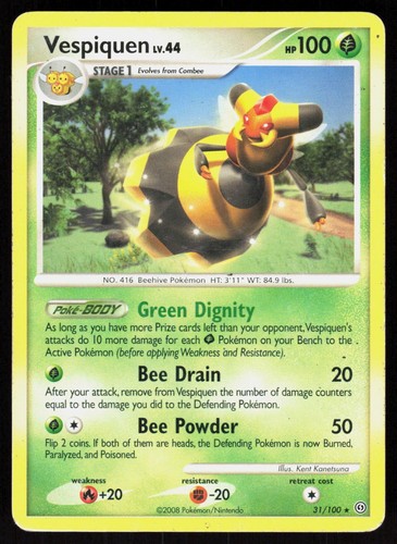 Vespiquen 31/100 2008 Rare Stormfront Pokemon