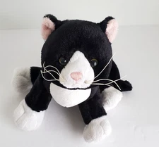 Ganz Webkinz Tuxedo Cat NO CODE Black/White Plush Toy Stuffed Animal HM654