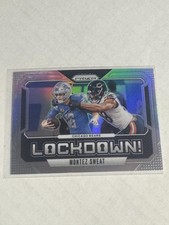 2024 Panini Prizm #18 Montez Sweat Lockdown Silver Prizm NFL Football