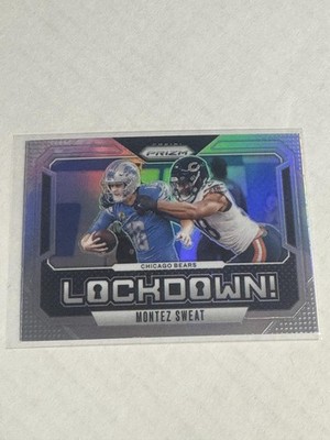 2024 Panini Prizm #18 Montez Sweat Lockdown Silver Prizm NFL Football Card