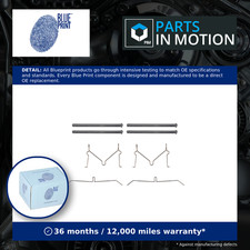 Brake Pad Fitting Kit fits TOYOTA LAND CRUISER KZJ70 3.0D Front 69 to 96 1KZ-T