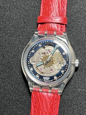 Swatch  Red Ahead    Automatik   SAK101   Kollektion 1992 ungetragen