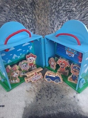 8th Wonder Spinmaster Paw Patrol Holz Tragetasche & Figuren Figuren Spielset