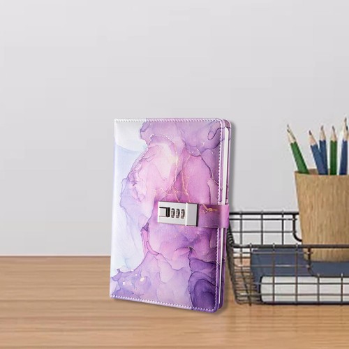 Diary with Lock Personal PU Leather Journal Notebook Locking Journal Boys - Picture 2 of 6