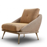 Design Sessel Japandi Stil Holz Braun Modern Edel.