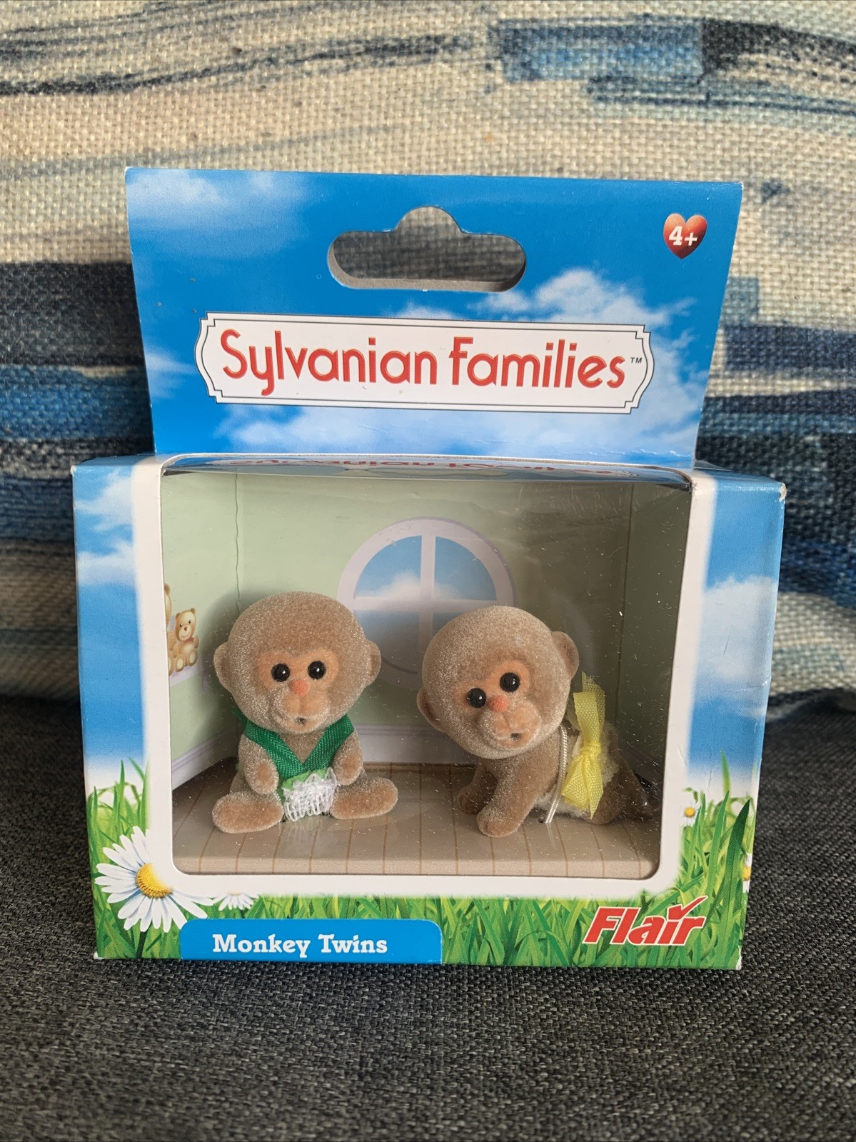 Sylvanian Families Rare Monkey Twins Bobo & Bubbles BNIB Flair #4435
