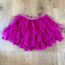 The Children's Place Girls Pink Tulle Tutu Skirt Sequins Pull On Size 6