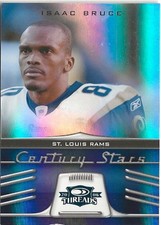 2006 Playoff Threads Isaac Bruce Century Stars 100/100 St. Louis Rams HOF