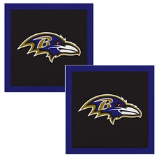 2 Pack Baltimore Ravens 23" Felt Wall Banner NFL Rico Industries Football Décor