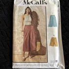 McCalls Pattern M8260 Skirt Shorts Pants Culottes Sizes 16 18 20 22 24 UNCUT