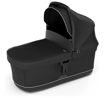 Urban Glide Black Baby Bassinet with brackets