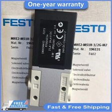 MHE2-MS1H-3/2G-M7 1PC NEW FESTO 196131 AIR SOLENOID VALVE Good quality
