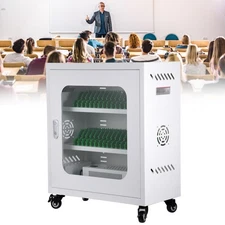 Portable Mobile Phone Charging Cart, 30-Port Mobile Phone Charging Station US