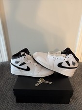 Children  s Jordan 1 Mid GS Reverse Panda Size 5Y Athletic Casual NWB