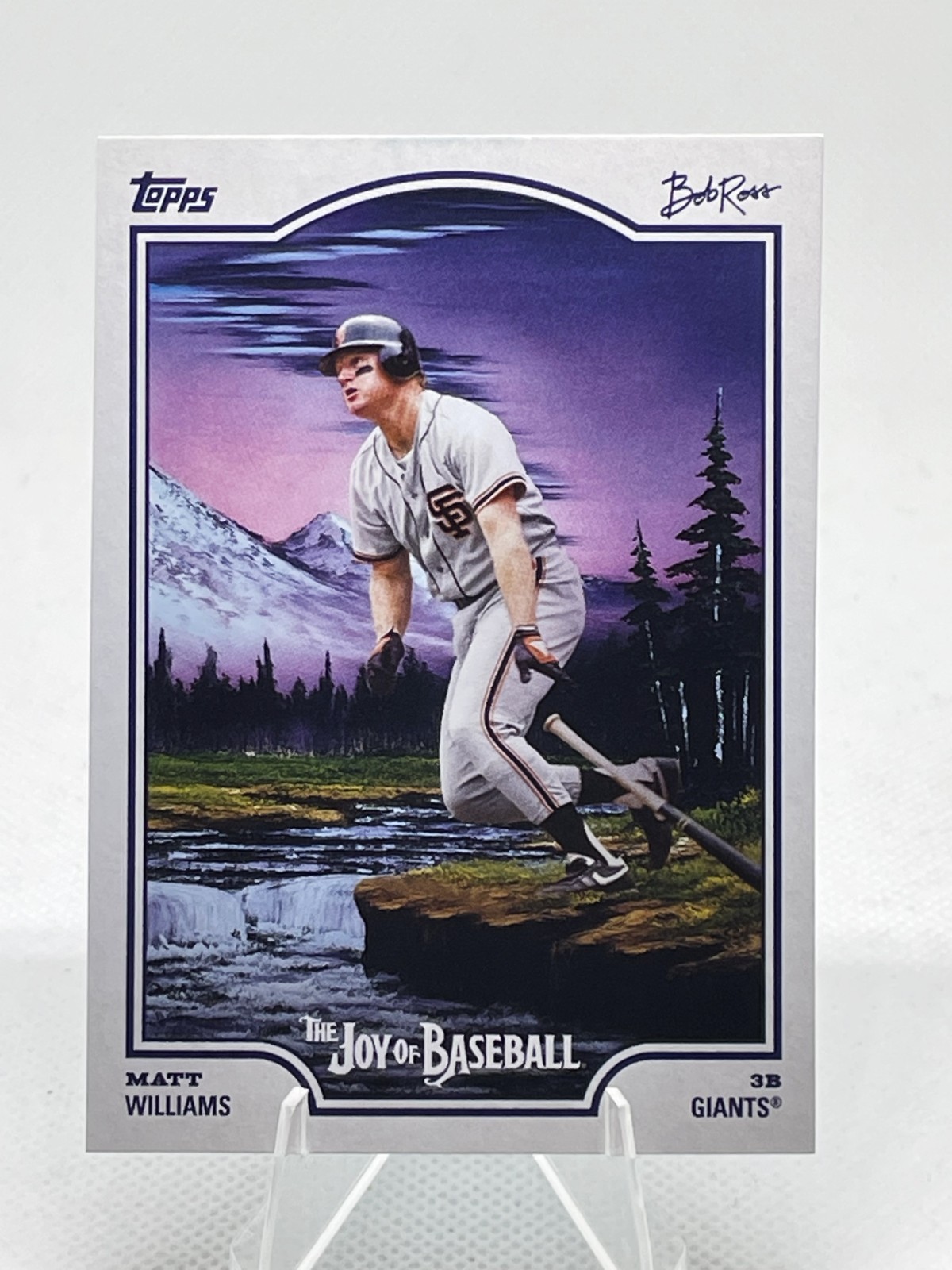 2025 Topps x Bob Ross The Joy of Baseball Matt Williams #51 San Francisco Giants