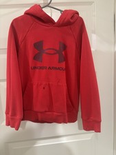 Red Under Armour Hoodie Youth XS