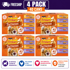 4-Pack Friskies Cat Wet Food Variety Pack – Total 160 CT / 880 OZ 0.42 per gallon