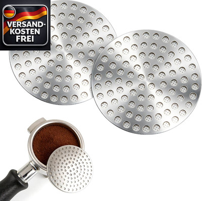 Espresso Puck Screen 53mm Edelstahl für konstante Extraktion & einfache Reinigun