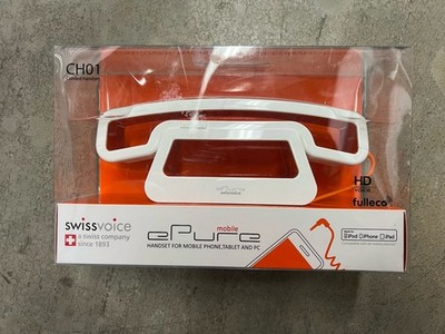 Swissvoice ePure corded handset CH01- White Orange NEW in Box