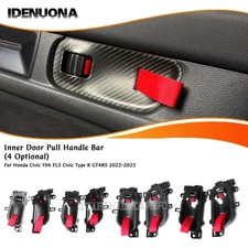 Car Door Pull Handle For Honda Civic 11th TYPE-R FL5 GT4R 22-25 23 Carbon Fiber