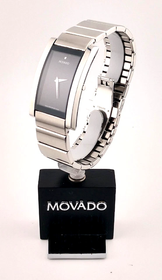 Reloj Movado Para Hombre LaNouvelle Clásico Museo Acero Inoxidable #84.G4.1450 ~ Genial Foto 2 de 4