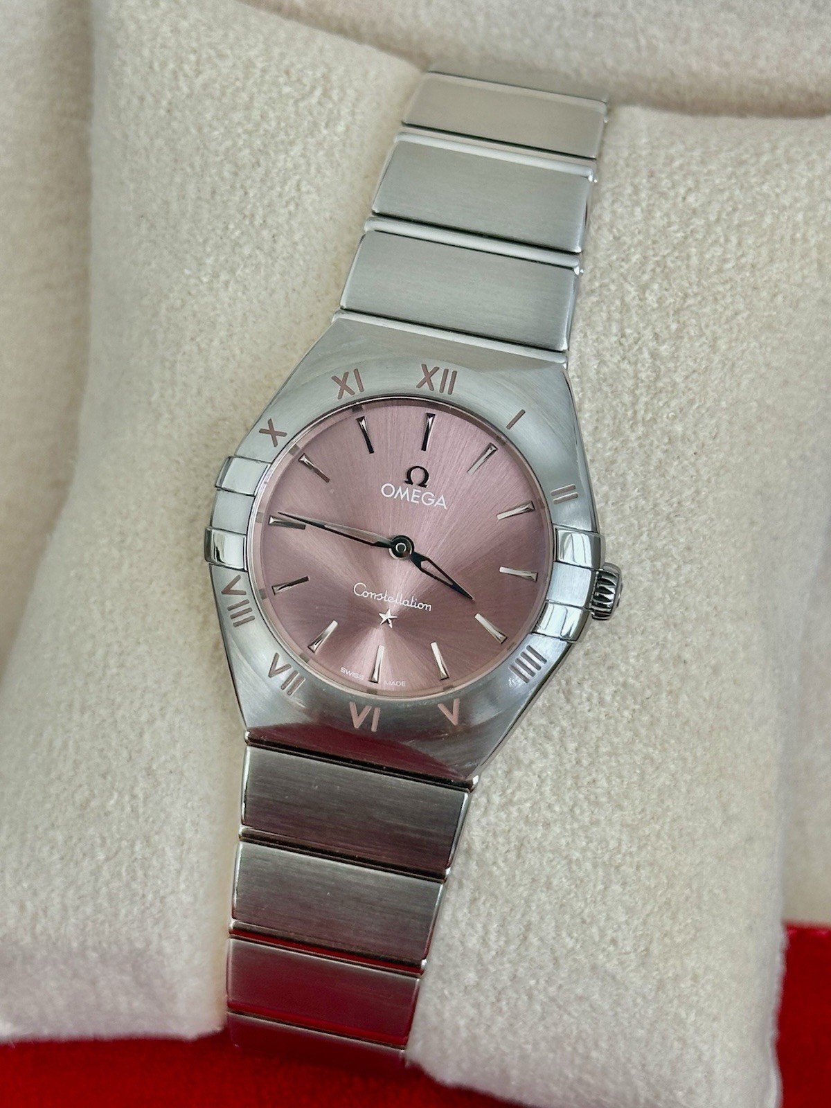 OMEGA Constellation 28mm Blush Rose Women's Watch - 131.10.28.60.11.001