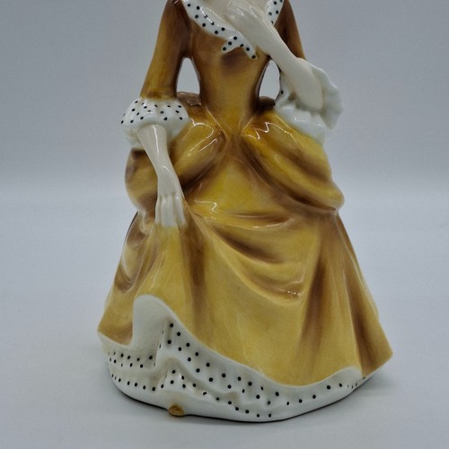 Vintage Royal Doulton Yellow Bone China Sandra Figurine By Peggy Davies HN2275 - Picture 3 of 5