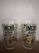 2x Inch's Cider Pint Glasses 20oz Brand New 100% CE Stamped Genuine New M26