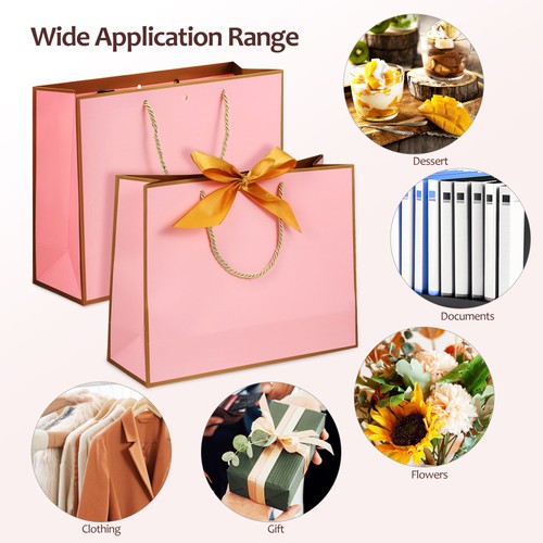 10 Stück Geschenktüte Party Goodie Bags Vater verziert mit Schleifenmotiv - Bild 3 von 11