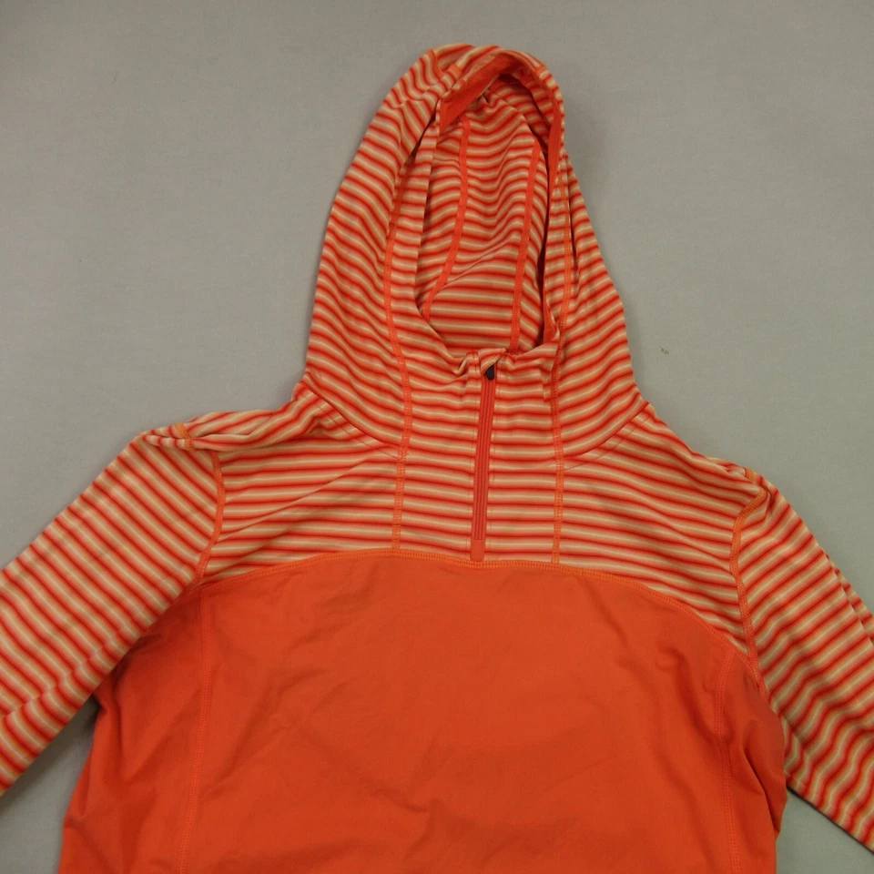 Mountain Hardwear Sweater Womens Medium Long Sleeve Hooded Pullover 1/4 Zip - Image 3 of 4