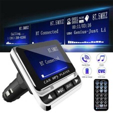 1.4 In Car Bluetooth Hands Free AUX MP3 Music Player FM Transmitter Modulator