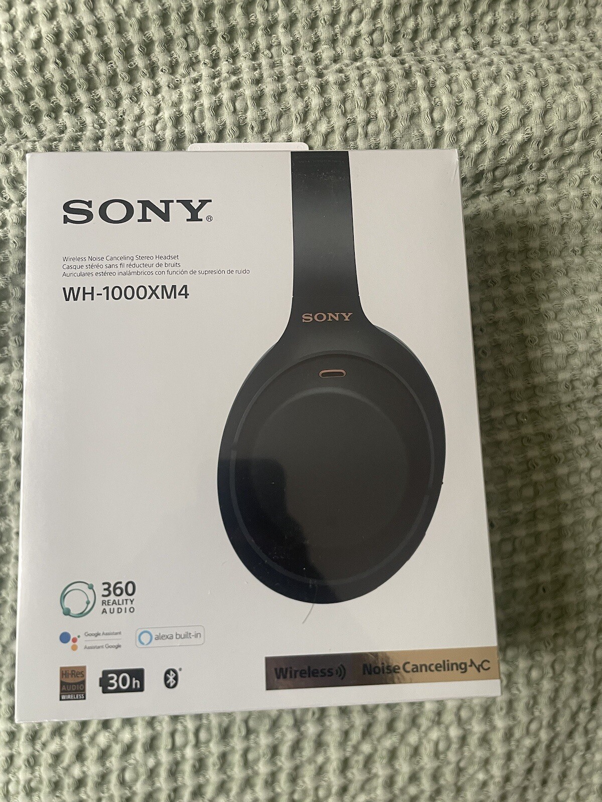 Sony WH-1000XM4 Over the Ear Wireless Headset - Black