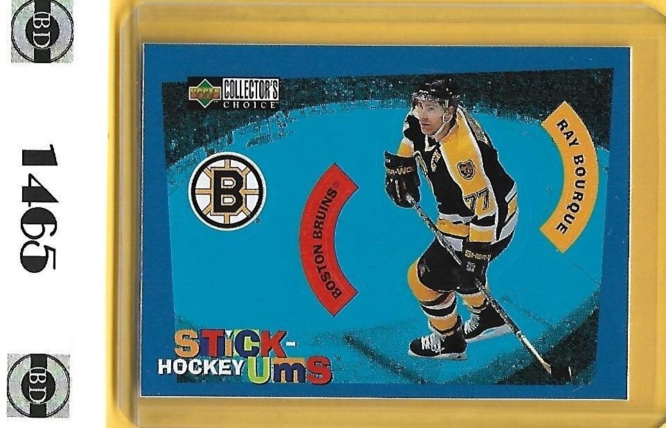 1997-98 Collector's Choice Stick'Ums #S27 Ray Bourque Boston Bruins
