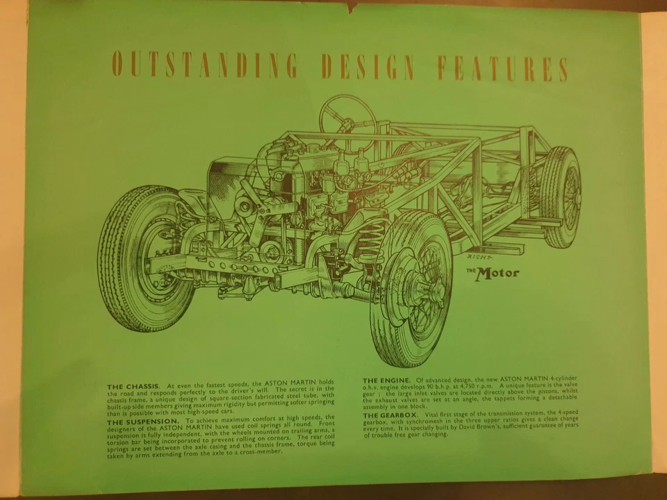 Aston Martin DB1 folleto folleto folleto folleto Foto 3 de 4