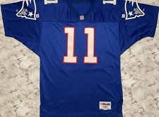 Vintage Wilson Pro Line NFL New England Patriots Drew Bledsoe Football Jersey