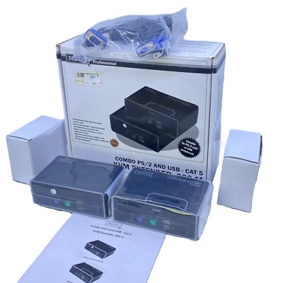 Digitus KVM EXTENDER 200M KVM EXTENDER suitable for industrial use