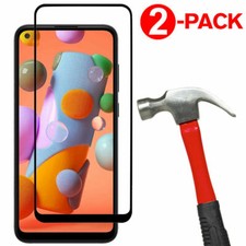 2-PACK For Samsung Galaxy A11 /A21 Full Coverage Tempered Glass Screen Protector