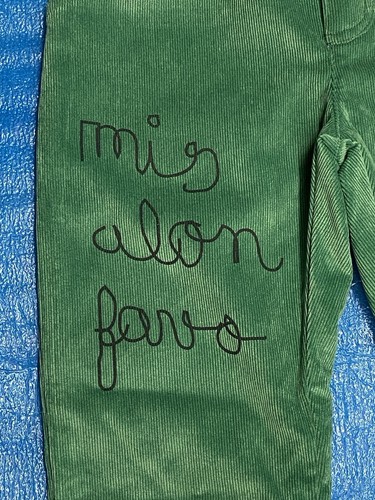 NWT Bleu Clementine Girls Green Pants Size 6 Made in Colombia - Picture 4 of 15