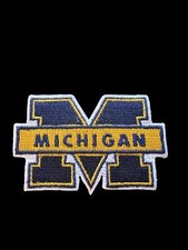 University Of Michigan Iron On Patch Style C 2.5  Wide