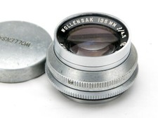 Wollensak 4.5/135mm Enlarging Raptar Lens For 4x5" negatives. USA. Used  Good.