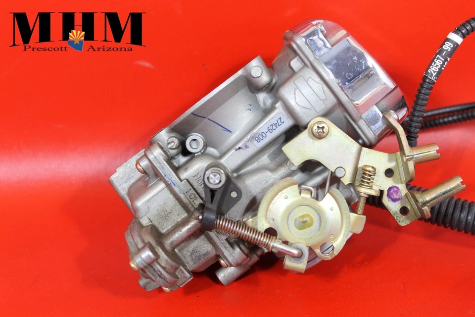 2003 HARLEY-DAVIDSON SOFTAIL DEUCE FXSTD CARB CARBURETOR KNOWN GOOD 27429-00B - Image 2 of 4