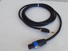 10 FT SPEAK-ON to Dual Banana 2 Conductor/ 12 AWG Pro Audio Speaker Cable